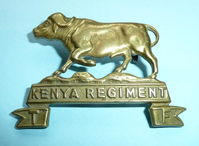 East Africa - Kenya Regiment (TF) Officer's Cap Badge