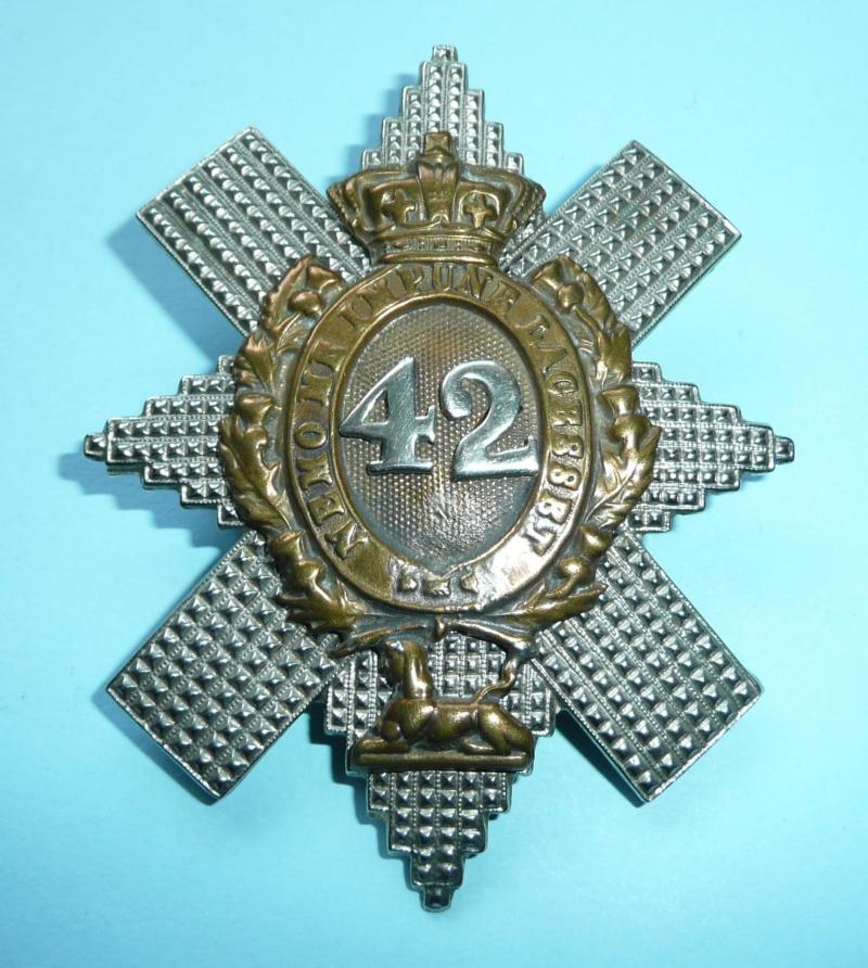 42nd Foot (Black Watch (Royal Highlanders) NCO's Glengarry Badge