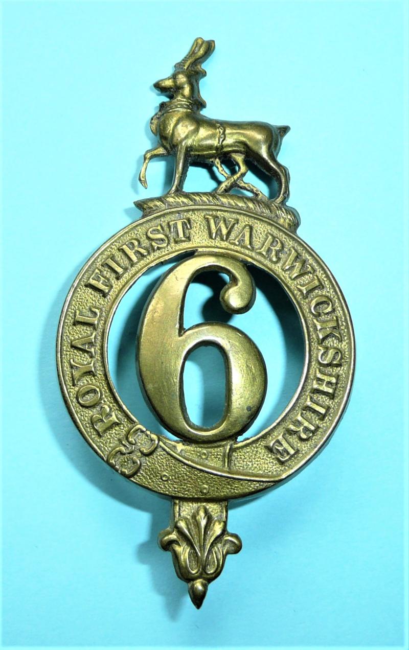 6th (Royal First Warwickshire) Regiment of Foot Victorian glengarry badge, pre 1881
