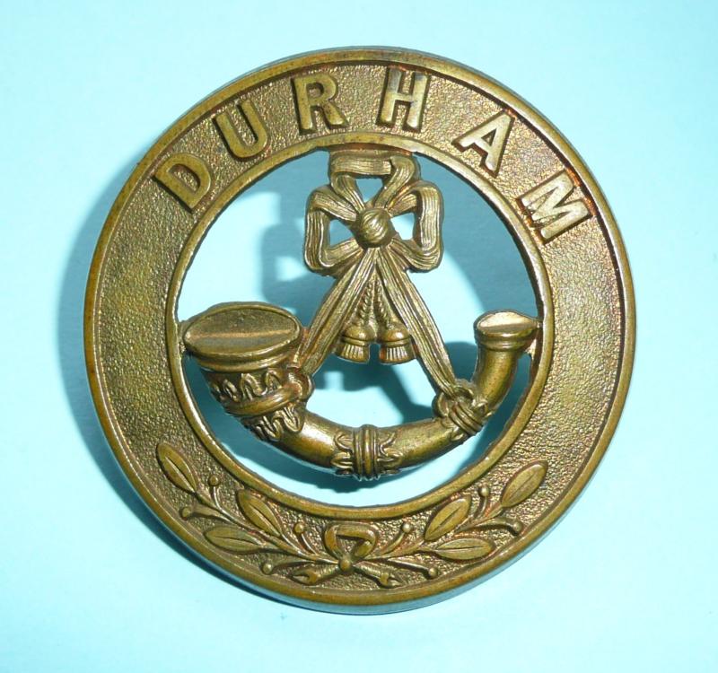 Durham Light Infantry (DLI) Other Rank’s  Brass Gilding Metal Helmet Plate Centre (HPC)