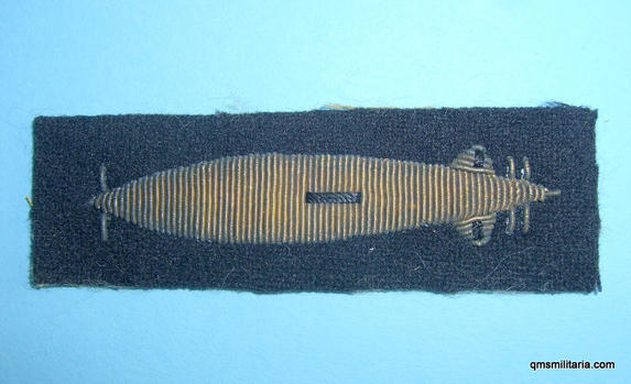 WW1 Rare Mercantile Marine Torpedoed Arm Badge