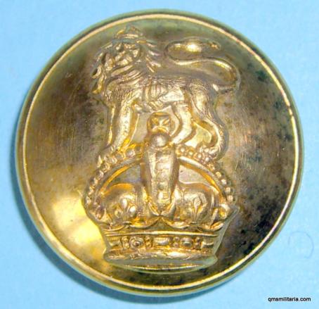 The Queens Own ( Royal West Kent Regiment ) Officers large gilt button ( 50th & 97th Foot )