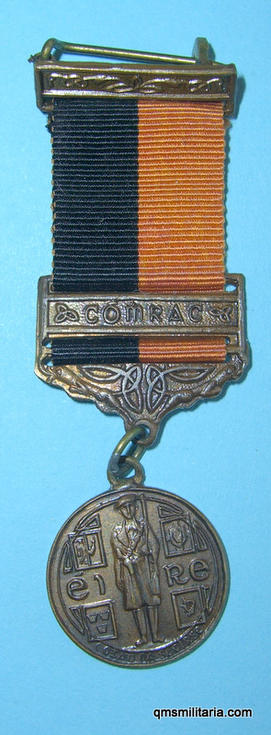 Irish Republic General Service Miniature Medal (1917-21)  - Maker Marked Quinn