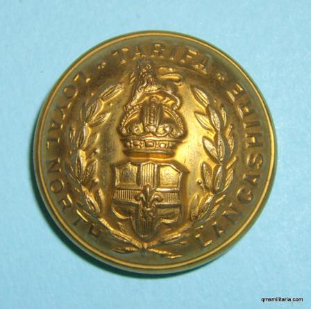 The Loyal Regiment ( North Lancashire ) Officers Large Gilt Button ( 47th & 81st Foot ) 