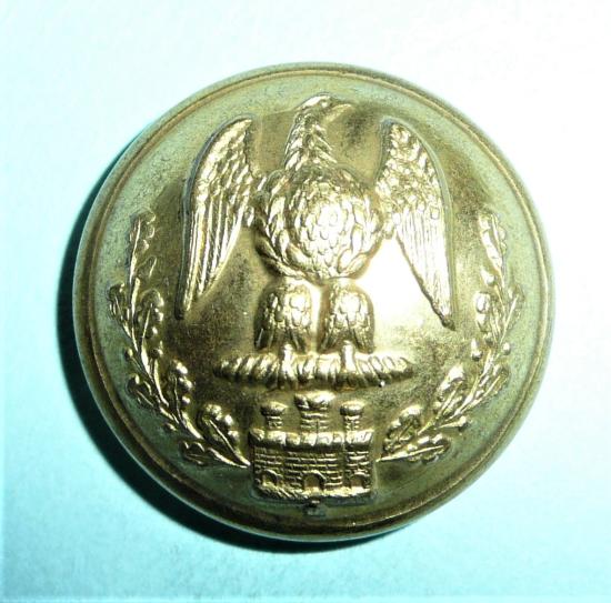 The Essex Regiment Officers Large Brass Button ( 44th & 56th Foot)