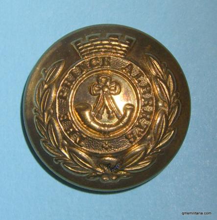 The Somerset Light Infantry Regiment Large Officers Gilt Button ( 13th Foot)