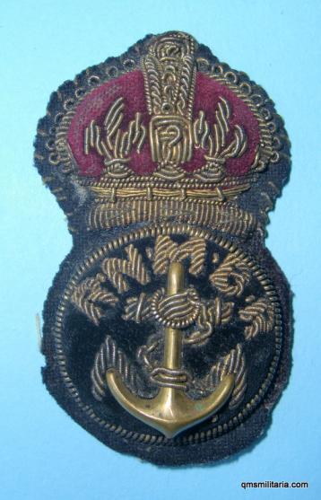 WW1 Royal Naval Motor Boat Reserve RNMBR Full Dress Cap Badge