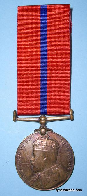 Bronze Coronation (Police) Medal 1902 - K Division, Met Police