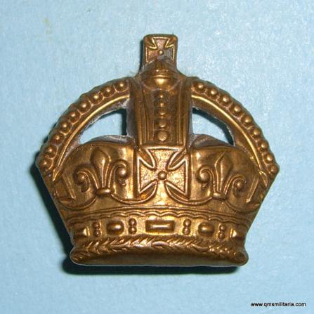 Brass Army Warrant Officer's Crown, pre 1952