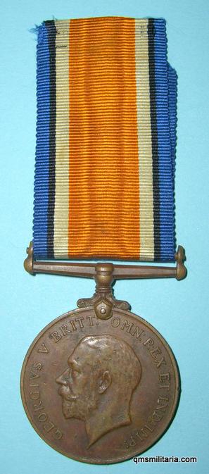 Bronze British War Medal 1914-1920 - awarded to Tom Phitshane, a South African