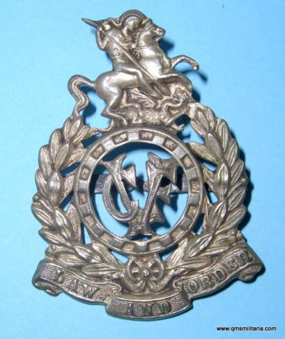 Volunteer Civil Force ( Winston’s Bobbies ) White metal cap badge