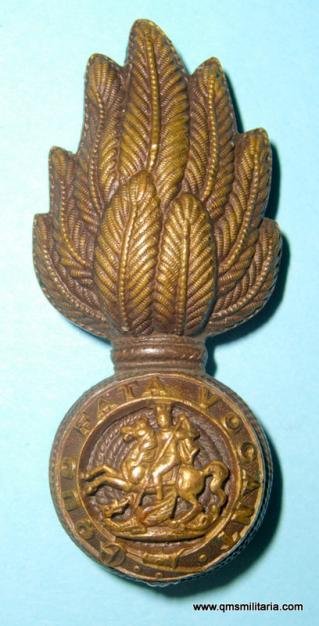 Scarce WW1 16th ( Service ) Battalion Northumberland Fusiliers OSD Bronze Collar Badge 