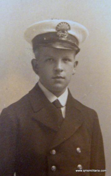 Early original postcard portrait of a Peninsula & Orient ( P & O ) Steam Navigation Company Deck Officer Cadet