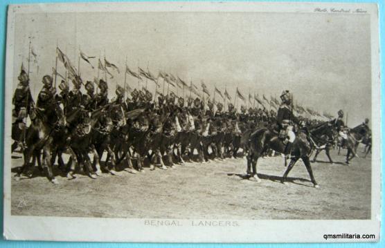 WW1 Postcard - Bengal Lancers - Tucks Post card - European War series 1914