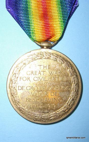 Bilingual WW1 Inter-Allied Victory Medal to South African Forces - Riley 2nd SAR