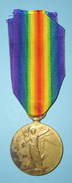 WW1 Victory Medal ( VM ) Army Service Corps ( ASC ) to Acting CQMS John G Watson