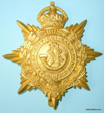 Duke of Cornwall's Light Infantry DCLI Valise Star Badge