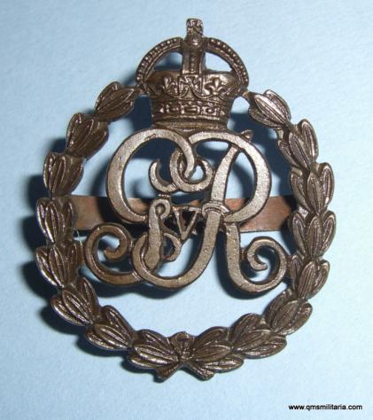 Military Provost Staff Corps OSD Officer's Bronze Cap ( GV )  badge - Gaunt