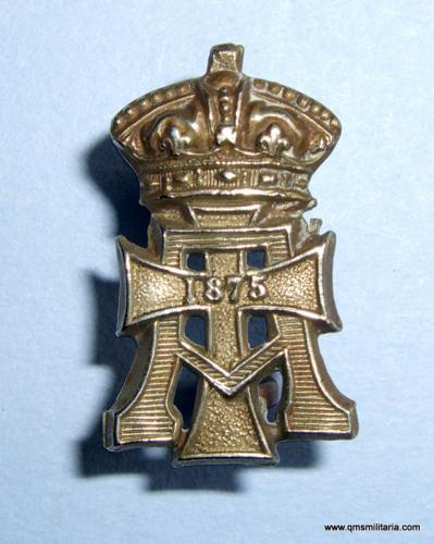 Green Howards ( Alexandra, Princess of Wales' Own Yorkshire Regiment ) White Metal Collar Badge