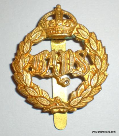 2nd Dragoon Guards ( The Queen's Bays )  Other Ranks Brass Cap Badge