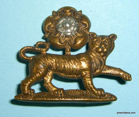 The York & Lancaster Regiment Other Ranks Bi-Metal Collar Badge