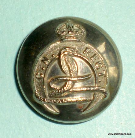Indian Army ( Auxiliary Force ) Chota Nagpur Regiment Officer's Silver Plated Medium Sized Button