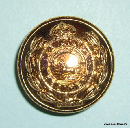 Scarce Anodised Aluminium AA Kings Liverpool Regiment Large Pattern Button, Kings Crown, pre 1953