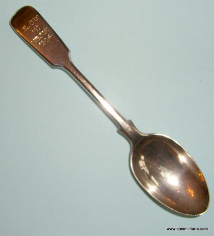 1st Volunteer Battalion Northumberland Fusiliers Hallmarked Silver Shooting Prize Spoon, dated 1904 Spoon