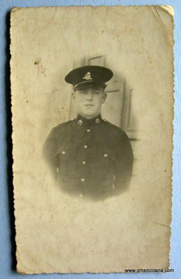 West Riding ( Duke of Wellingtons ) Regiment Portrait Postcard