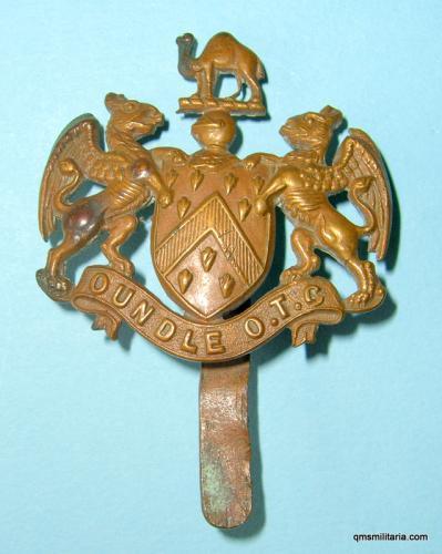 Oundle School Officer Training Corps ( OTC ) Brass Cap Badge