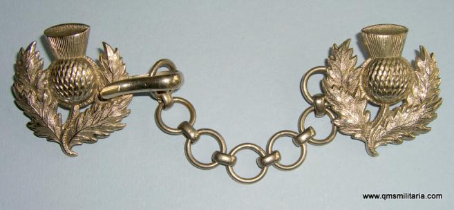 London Scottish Territorials White Metal Cloak Chain