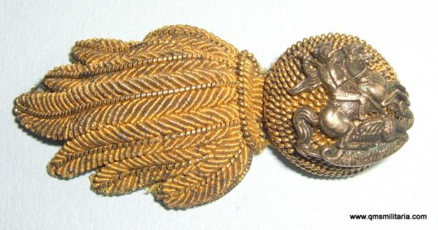 Northumberland Fusiliers Officers Bullion Collar Badge, right facing