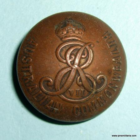 Edward VII Australian Commonwealth Staff Large Pattern OSD Bronze Button
