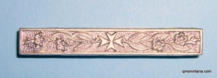 Scarce 5 year service silver bar for wear with the Service Medal for the Order of St John