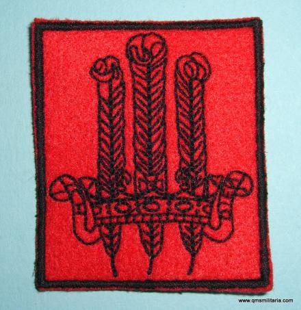 2nd King Edward VII's Own Gurkha Rifles ( The Sirmoor Rifles ) Track Suit Embroidered Badge, pre 1994