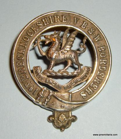 Scarce 1st Breknockshire V.B.S.W. ( South Wales ) Borderers Fine Victorian Officers Glengarry