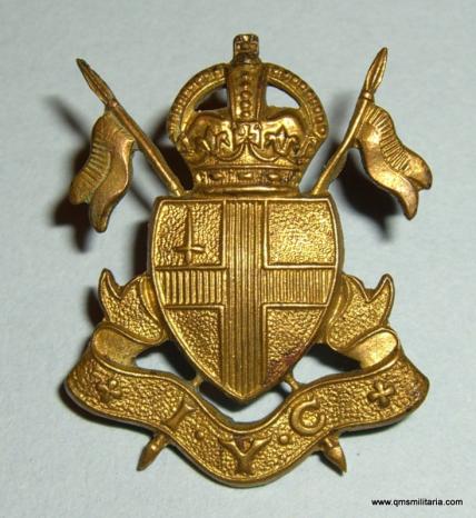 Imperial Yeomanry Cadets Collar Badge ( as worn by the City of London Rough Riders)