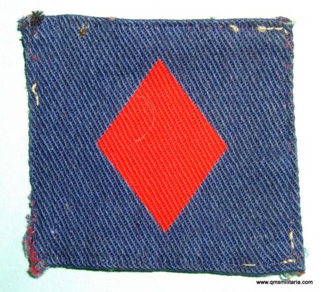 WW2 61st Infantry Division Printed Cloth Formation Sign Badge