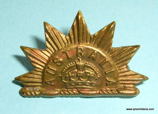 Rare Australian Commonwealth Horse Boer War Period Collar Badge