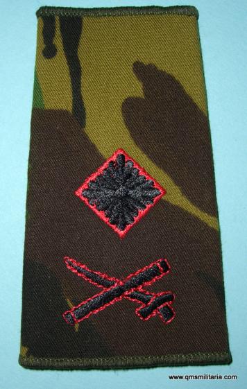 2nd King Edward 7th Own Gurkha (Goorkha)  Rifles (The Sirmoor Rifles ) Major - General 's Camouflage Rank Slide, pre 1994