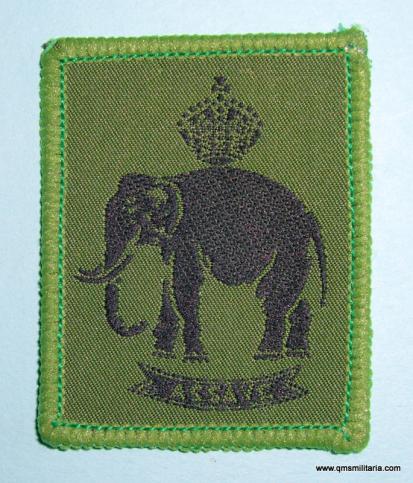 10th Assaye Battery Air Defence Royal Regiment of Artillery cloth formation flash / sign - Gulf War 1990 - 1991