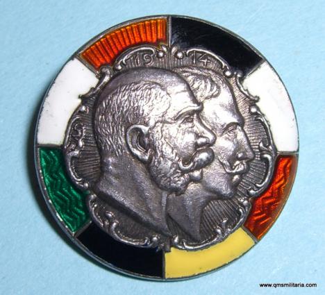 WW1 German and Austrian Axis Patriotic WW1 Enamel Pin Brooch Badge