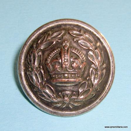 Senior Police Officers Silver Plated Large Pattern Button