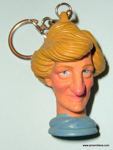 Spitting Image Key Ring - HRH Diana, Princess of Wales