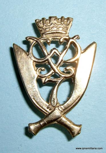 7th Duke of Edinburgh Own Gurkha Rifles white metal cap badge