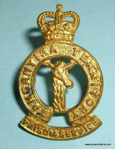 East Africa - Tanganyika Territory Prison Service Gilding Metal Collar Badge