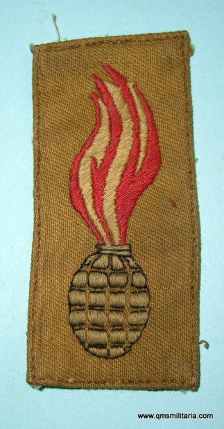 WW2 4th Polish Infantry Division Woven Cloth Formation Sign