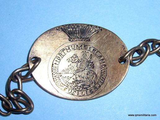 WW1 Identity Disc Bracelet - 10th ( Service ) Battalion, The Northumberland Fusiliers - Private R. South