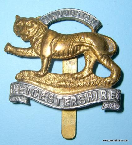 The Leicestershire Regiment Large Pattern Bi-Metal Cap Badge