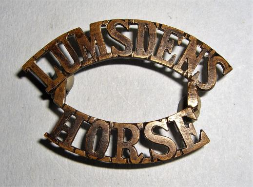 Boer War  - Lumsden 's Horse Bronzed Slouch Hat Badge ( Indian Army Formed Unit ).